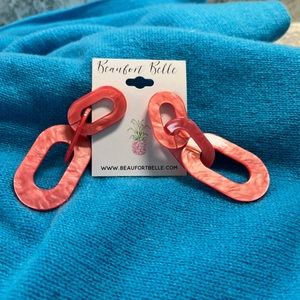 NWT ~ BEAUFORT BELLE ACRYLIC LINK CORAL 🪸 COLOR